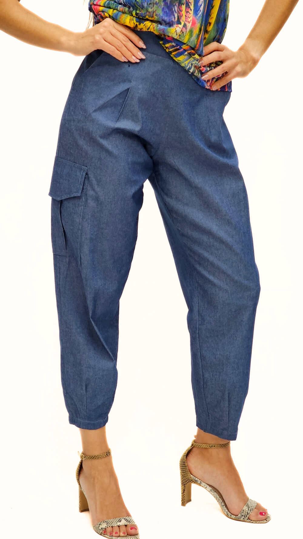 Παντελόνι Cargo Denim - Image 2