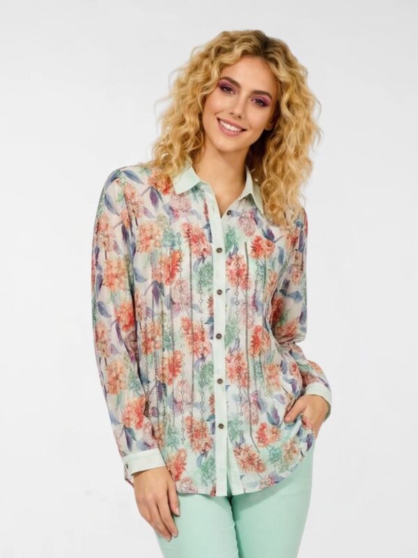 Πουκάμισο Menta floral
