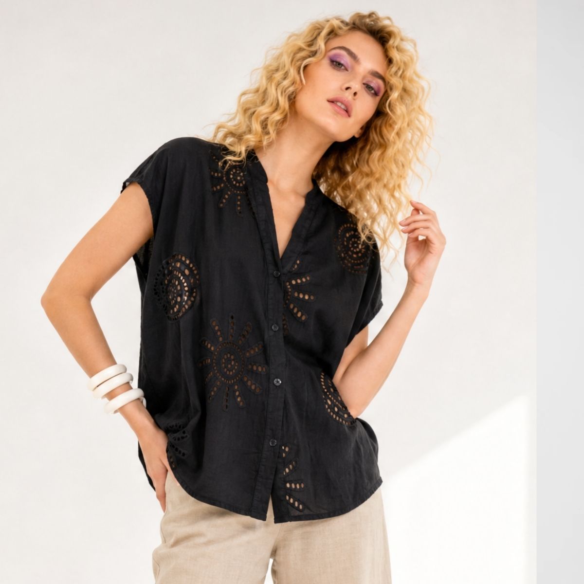 Πουκάμισο Alora Cotton ♥ - Image 2