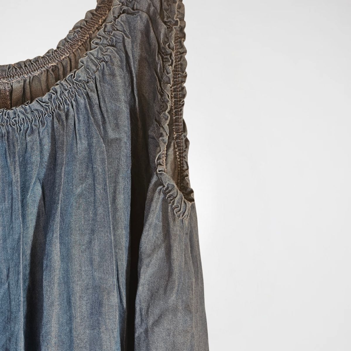 Φόρεμα Jeany Denim Midi Tencel ♥ - Image 3
