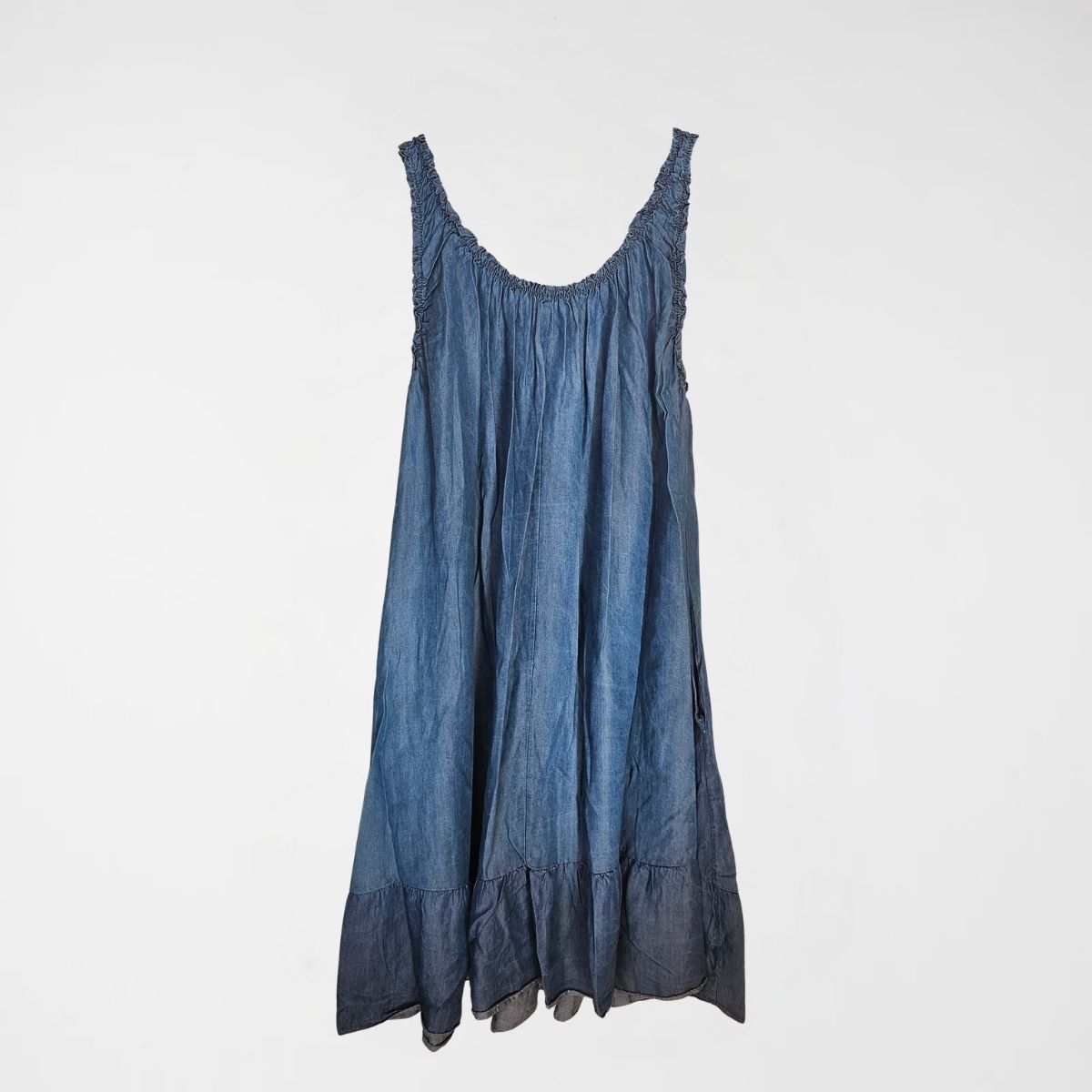 Φόρεμα Jeany Denim Midi Tencel ♥ - Image 2