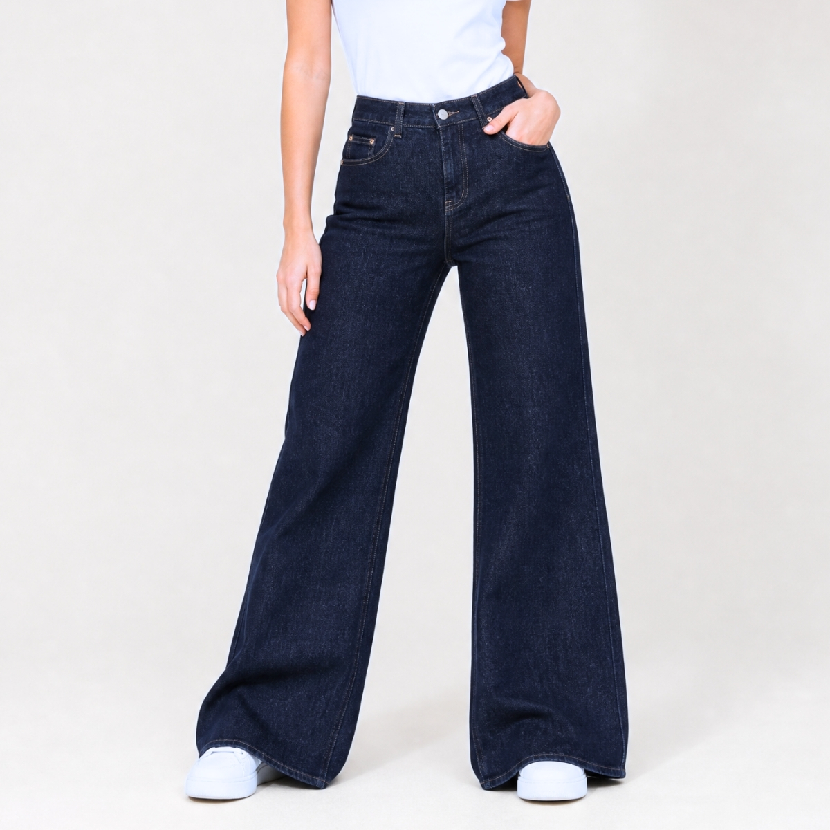 Παντελόνι Flaire Καμπάνα Denim