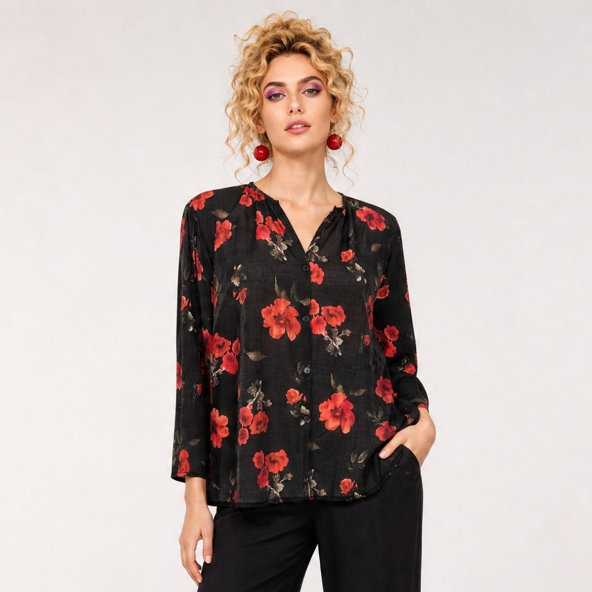 Πουκάμισο Rozette Viscose