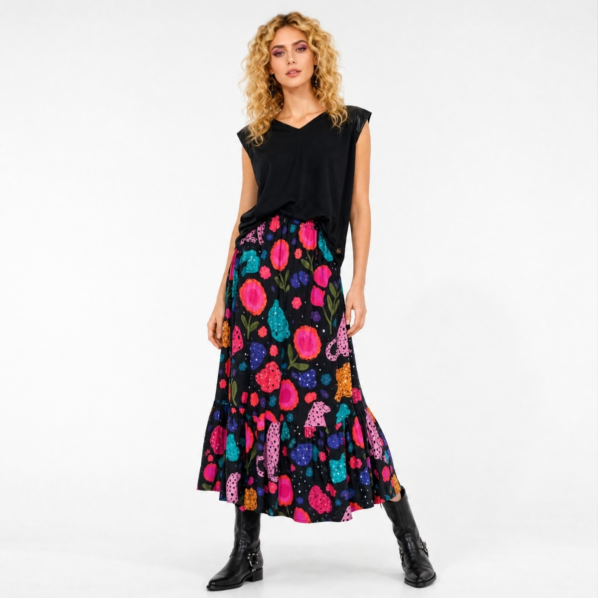 Φούστα Pink Feline Maxi ♥