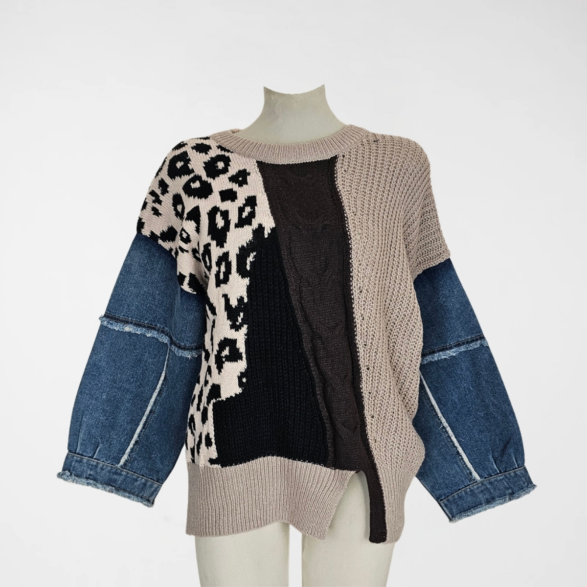 Πουλόβερ Denim Wild Sweater - Image 4