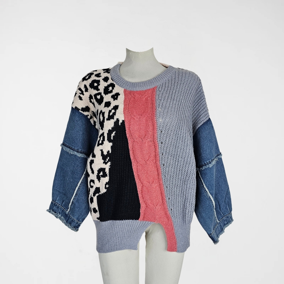 Πουλόβερ Denim Wild Sweater - Image 3
