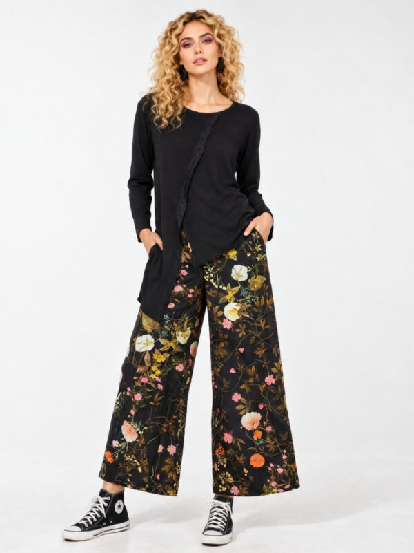 Παντελόνα Wendy Nadia Floral Βαμβακερή