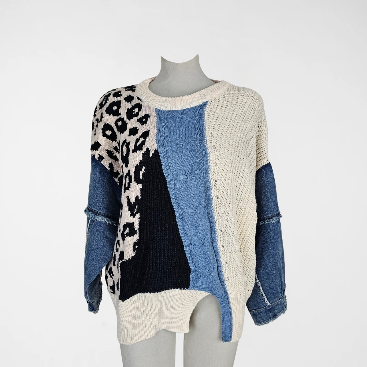 Πουλόβερ Denim Wild Sweater - Image 2