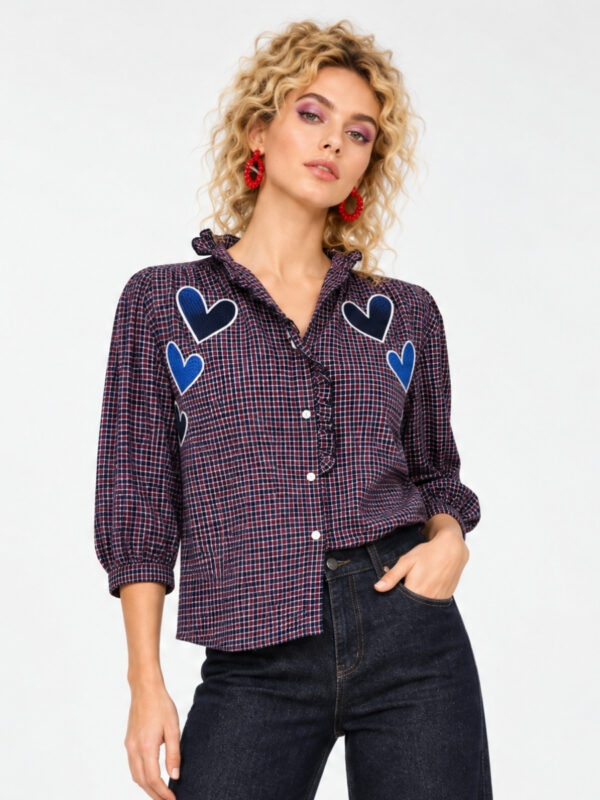 Πουκάμισο VicBee Blue Heart